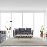 Sofa Set- Black Blossom