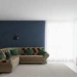 Corner Sofa- Blossom Pattern