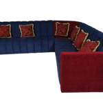 Corner Sofa- Velvet Navy