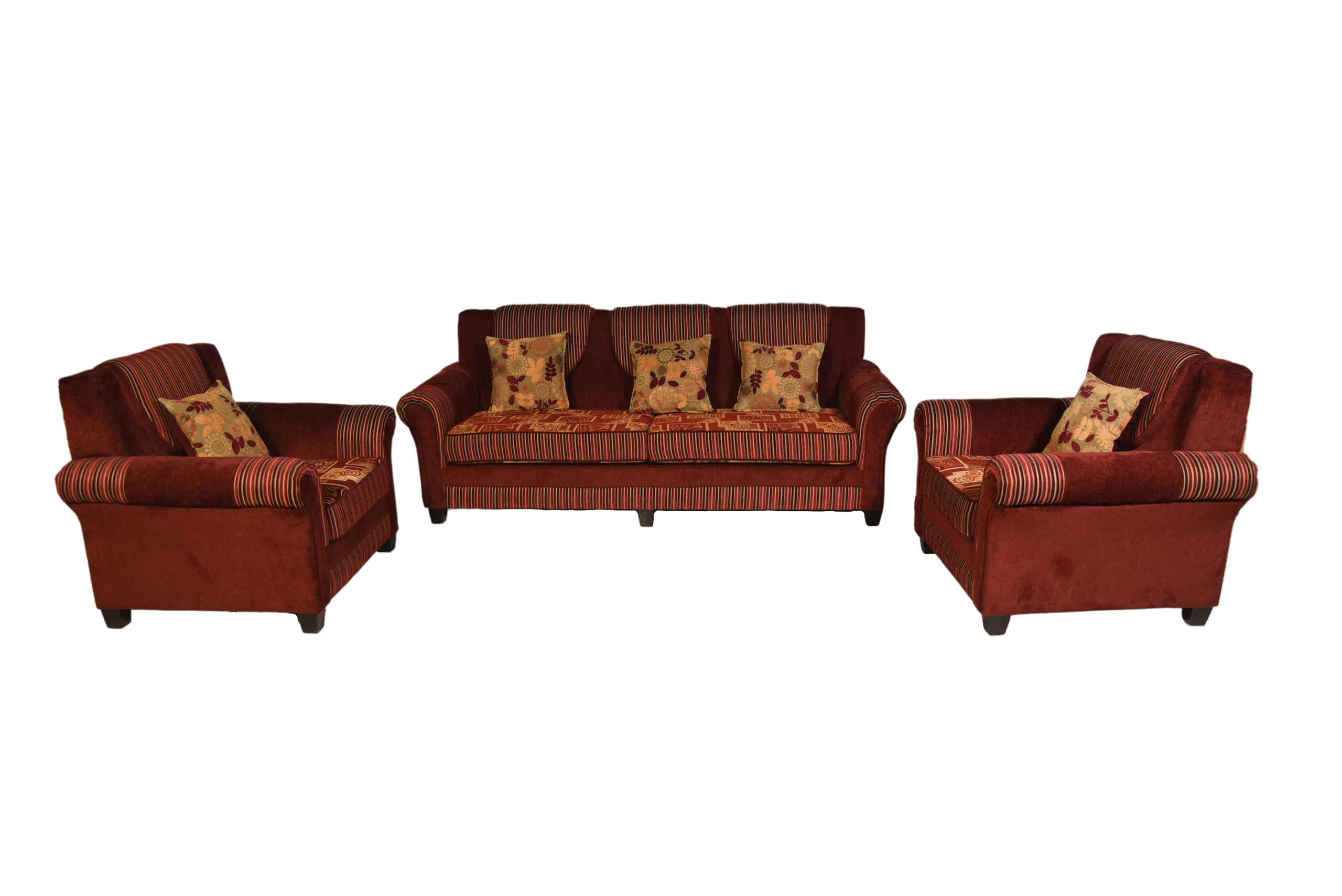 DSC_2788 Sofa Set- Burgundy Charm - Image 1
