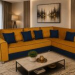 Corner Sofa- Radiant Yellow