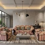 Sofa Set- Classic Floral Duo