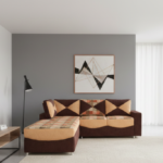 Corner Sofa- Vibrant Check