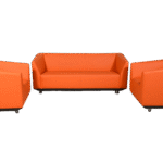 Sofa Set- Orange Glow