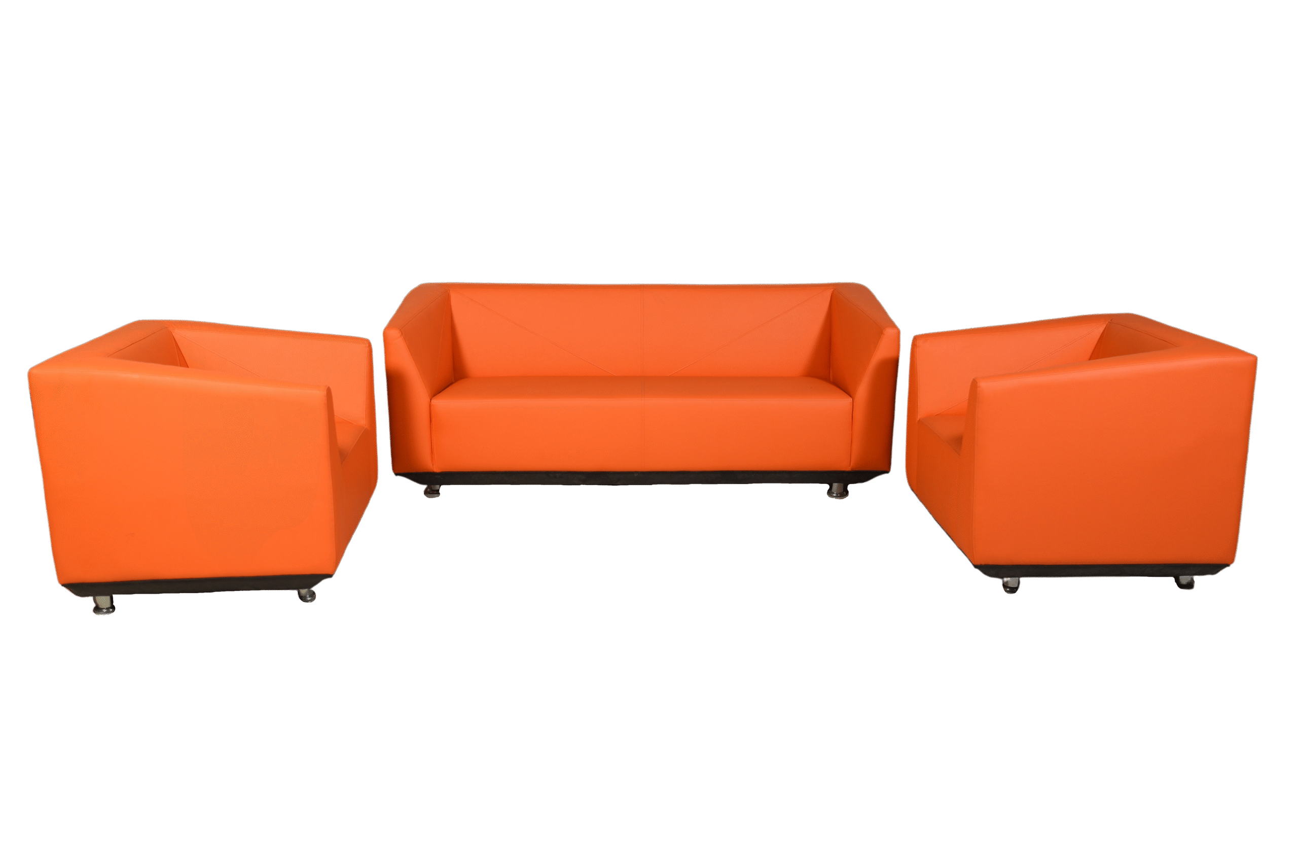 DSC_3178 Sofa Set- Orange Glow - Image 1