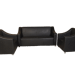 Sofa Set- Rustic Black