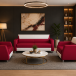 Sofa Set- Classic Two Tone
