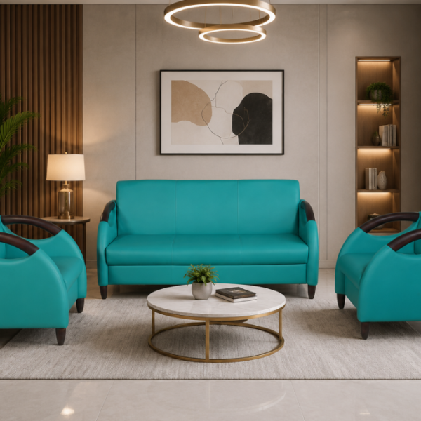 Sofa Set- Calm Turquoise