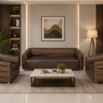 Sofa Set- Brown Comfort