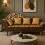 Sofa- Classic Beige Blossom
