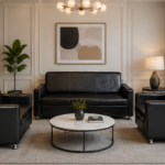 Sofa Set- Black Edge