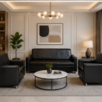 Sofa Set- Black Edge