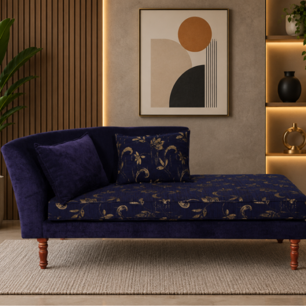 Sofa- Black Velvet