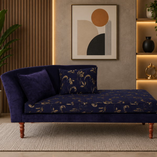 Sofa- Black Velvet