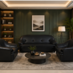 Sofa Set- Sleek Black