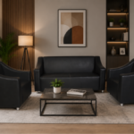 Sofa Set- Rustic Black