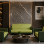 Sofa Set- Elegant Olive