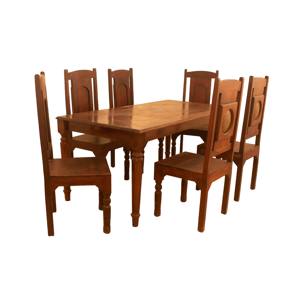 27 ALL CHAIR Napoli Firenze Classic 6-Seater Dining Set - Image 1